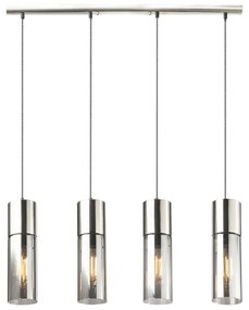GLOBO 21000-4HN - Luster na lanku ANNIKA 4xE27/25W/230V chróm