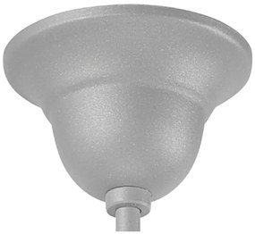 Luster na reťazi RETRO II 5xE27/60W/230V strieborná