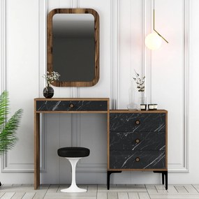 Fésülködő asztal Lizbon 548 - Walnut, Black
