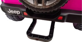 LEAN CARS Batéria pre vozidlá Jeep Rubicon 4x4 DK-JWR556 4x200W 24V ružová