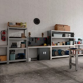 Pracovný stôl s panelom na náradie 150x150x60 cm