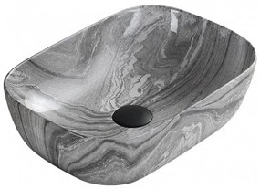 Keramické umývadlo MEXEN RITA sivý kameň