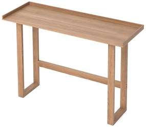 Písací stôl z masívneho dubového dreva Wireworks Slim