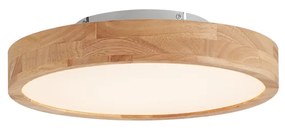 Škandinávske stropné svietidlo Drevo 40cm vrátane LED stmievateľné - Pecker
