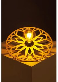 Luster na lanku FALCO 1xE27/60W/230V pr. 30 cm béžová