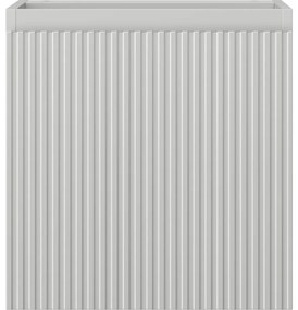 Mexen Rivel, kúpeľňová skrinka 45 cm, 1 dvierka, s drážkami, sivá matná, 91A21-04547-1-BF62