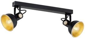 Argon 7142 - Bodové svietidlo LENORA 2xE14/7W/230V čierna