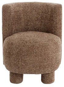 Tmavohnedé kreslo Kamova – Light & Living