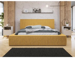 Manželská posteľ s úložným priestorom Gritta S, Dostupné poťahy: Top Sztruks 48, Rozmer postele: 140x200