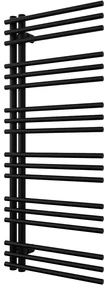 Cerano Burke, vykurovacie teleso 1200x500 mm, 562W, pripojenie D5, čierna matná, CER-CER-429634