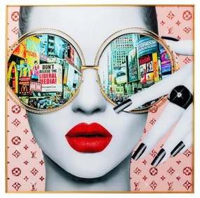 Times Square obraz viacfarebný 120x120 cm