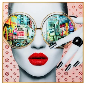 Times Square obraz viacfarebný 120x120 cm