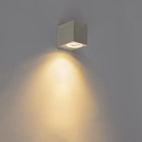 Moderná nástenná lampa hliníková IP44 - Baleno
