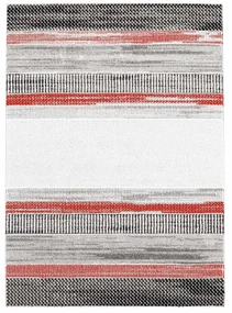 Dekorstudio Moderný koberec MODA SOFT sivo červený 1142 Rozmer koberca: 140x200cm