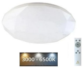 NEDES LED Stropné svietidlo STAR LED/36W/230V 3000-6500K + diaľkové ovládanie ND3638