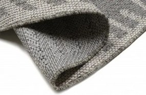 Koberec ARRUBA 4902 sivý kruh