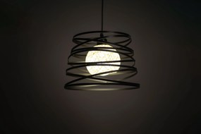 Toolight - Moderné závesné svietidlo 1xE27 181691, čierna, OSW-00109
