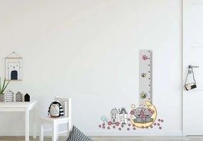 Úžasná detská nálepka na stenu pre deti pravítko do detskej izby 40 x 120 cm