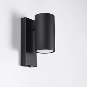 Sollux SL.1077 - Nástenné svietidlo UTTI 1xGU10/40W/230V čierna