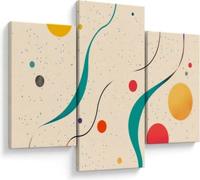 Obraz - Minimalistická farebná ilustrácia (90x60 cm)