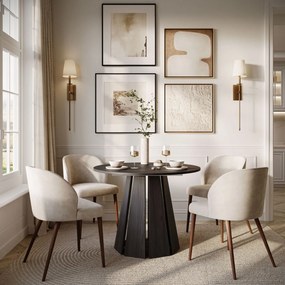 JEDÁLENSKÝ ROZKLADACÍ STÔL PATRIZIO ŠEDÝ 100 / 180 cm