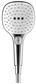 Hansgrohe Raindance Select E, ručná sprcha 120 3jet EcoSmart 9 l/min, biela-chrómová, HAN-26521400