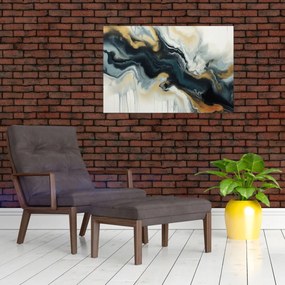 Obraz - Mramorovaná kresba (90x60 cm)
