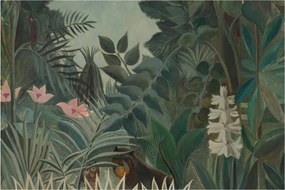 Obraz - Henri Rousseau, The Equatorial Jungle, reprodukcia (90x60 cm)
