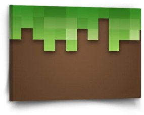 Sablio Obraz Green Blocks 2 - 60x40 cm