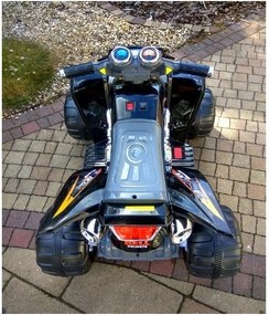 LEAN CARS Nabíjacia štvorkolka s veľkými kolesami čierna