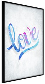 Artgeist Plagát - Love [Poster] Veľkosť: 20x30, Verzia: Čierny rám