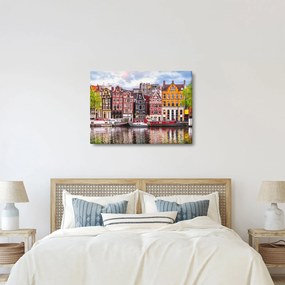 Obraz - Amsterdam, tanečné domy (70x50 cm)