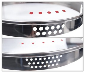 Hrniec s nepriľnavým povrchom Pfluon Granit so sklenenou pokrievkou Orion Pasta Grande, 5,5 l