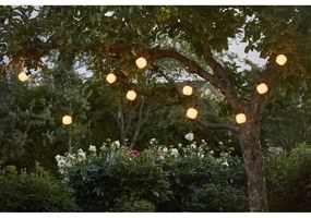 Čierna vonkajšia svetelná LED reťaz Star Trading Circus Maxi, dĺžka 5 m