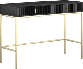Toaletní stolek Maggiore 104 cm černý/zlatý