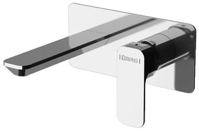 Podomietková umývadlová batéria v lesklej striebornej farbe (1 výstup) Spy – Sapho