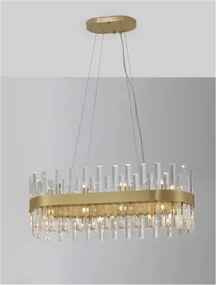 Luxusný luster Crown 80 zlaté