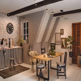 Paulmann 94418 - SADA 5xLED/4,5W Bodové svietidlo ROUNDMAC 230V čierna