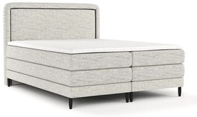 Svetlosivá boxspring posteľ 160x200 cm Dove – Maison de Rêve