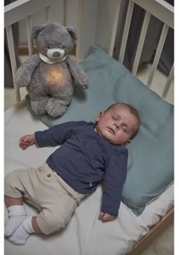 Nattou - Uspávadlo s melódiou a svetlom SLEEPY BEAR 4v1 šedá