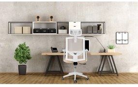 Kancelárska stolička z mikrosieťoviny Sofotel Rotar 240102- béžová