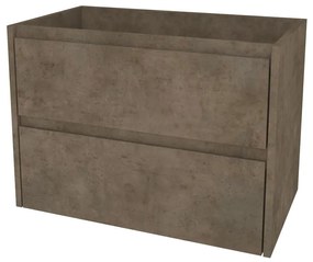 Mereo, Mereo Opto, kúpeľňová skrinka 81 cm, Multidecor, Betón Chicago tmavosivý, MER-CN991SBCS2