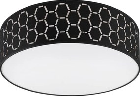 Stropné svietidlo ULLE 2xE27/15W/230V pr. 45 cm čierne