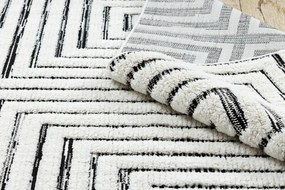 Koberec SEVILLA Z788B, biely/ antracit , Maroko, Shaggy