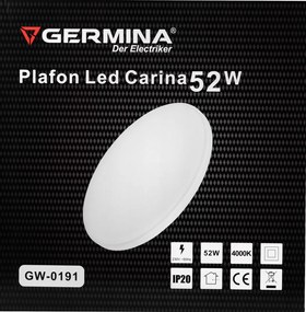 Germina LED prisadené stropné svietidlo 52W okrúhle - neutrálna biela