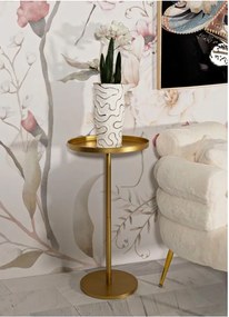 Kovový okrúhly odkladací stolík ø 51 cm Doha – Mauro Ferretti