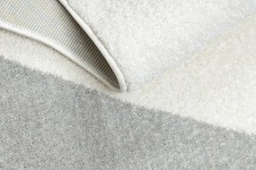 Koberec FUSION Shape 5710 biely / modrý