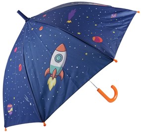 Detský dáždnik SPACE Ø 76 cm, modrý