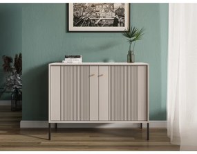 Komoda LUE béžová/čierna