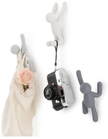 Nástenné plastové háčiky v súprave 3 ks Buddy – Umbra